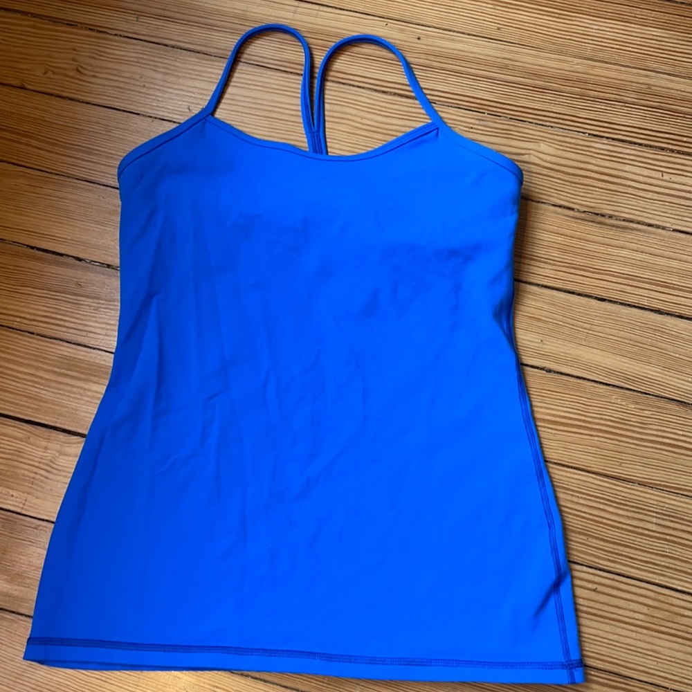 Lululemon Power Y Tank. Size 10. Blue